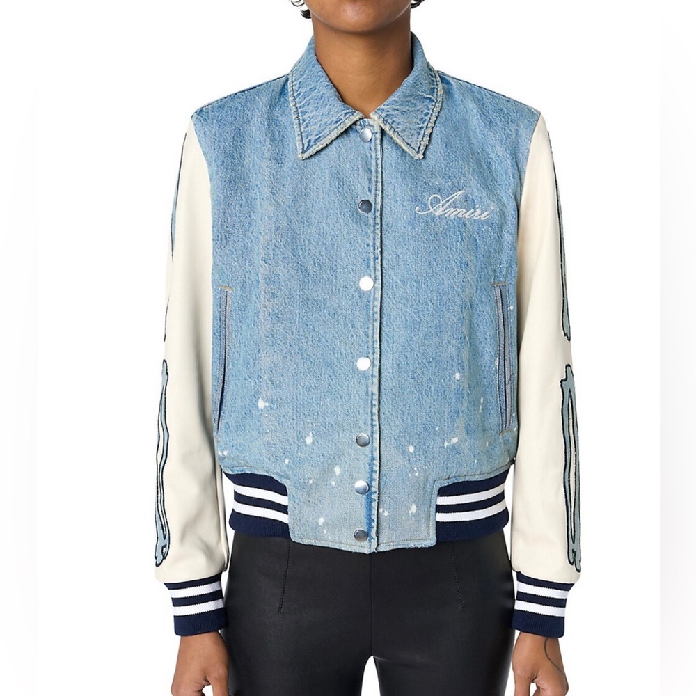 Amiri Denim Bomber Jacket